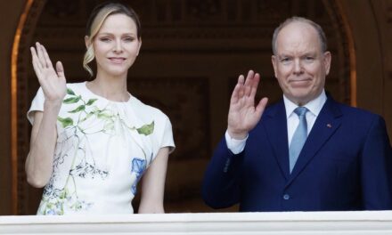 Prince Albert II and Princess Charlene attend Corpus Christi celebrations