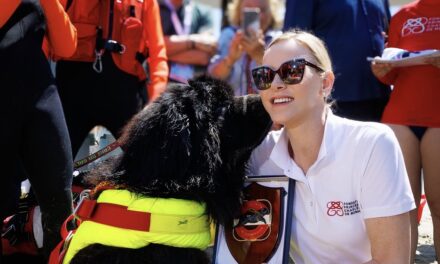 Princess Charlene promotes water safety in Viareggio