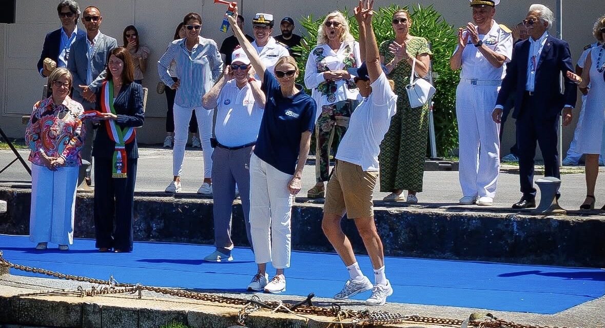 Prince Albert II and Princess Charlene launch epic waterbike crossing to Monaco