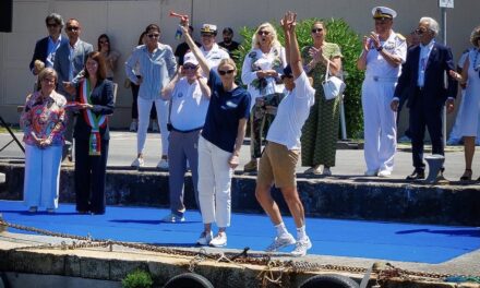 Prince Albert II and Princess Charlene launch epic waterbike crossing to Monaco