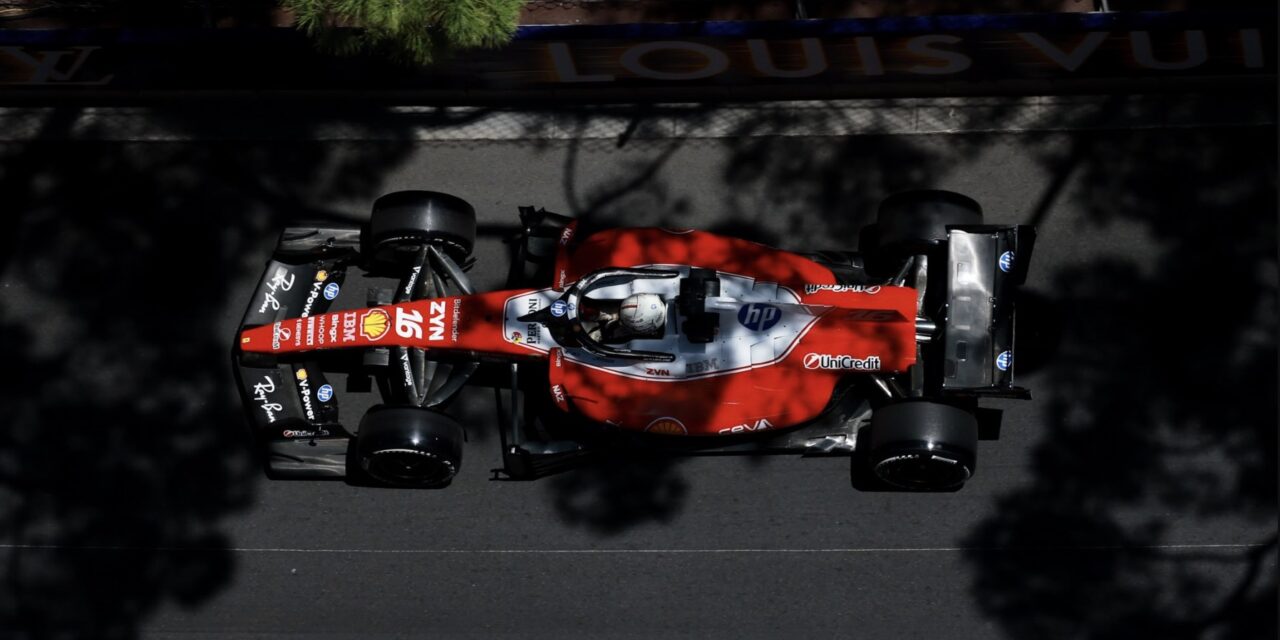 Leclerc leads Ferrari one-two in incident-filled opening Monaco practice