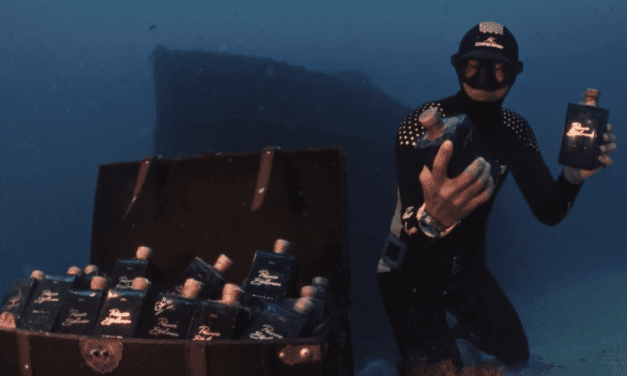 Sea-aged gin project raises funds for oceans