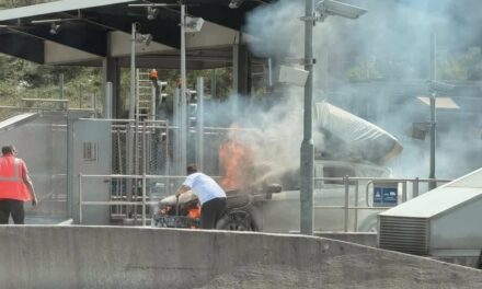 Car fire sparks chaos at La Turbie tolls, three-kilometre tailback on A8