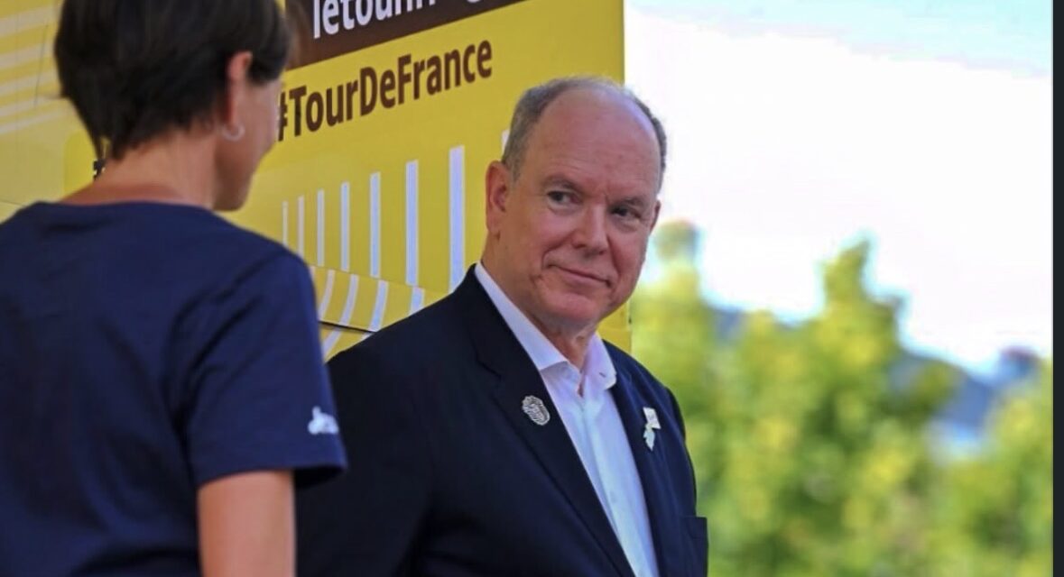 Prince Albert II joins Tour de France celebrations