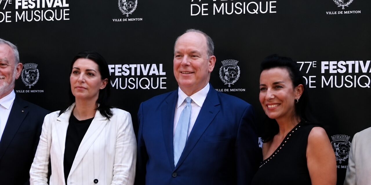 Prince Albert II attends Menton Music Festival