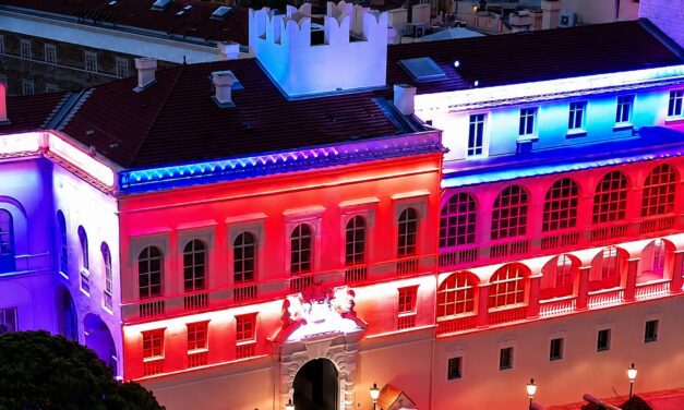 Prince’s Palace shone in US colours for Independence anniversary