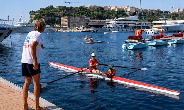 Young rowers take to Monaco’s waters