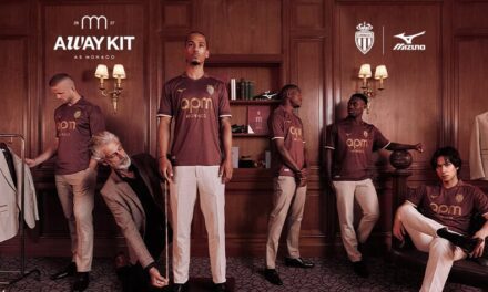 AS Monaco unveils 2026-2027 away kit inspired by haute couture refinement