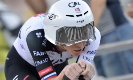 Pogačar wins Vuelta’s Monaco time trial by the narrowest of margins