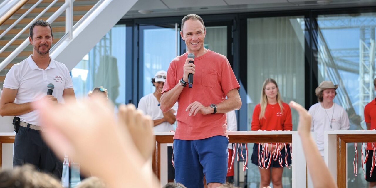 Tour de France legend Chris Froome meets young sailors at Yacht Club de Monaco’s summer camps