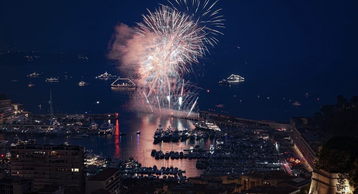 Herculean fireworks light Monaco’s skies