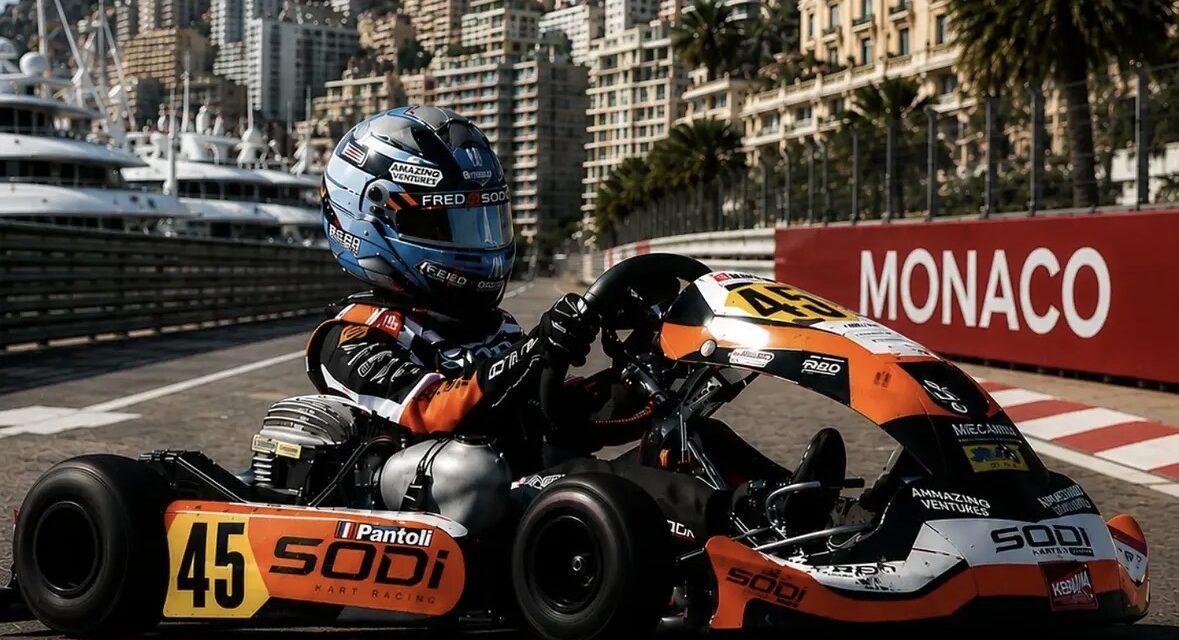Young karting talent dreams of Monaco glory