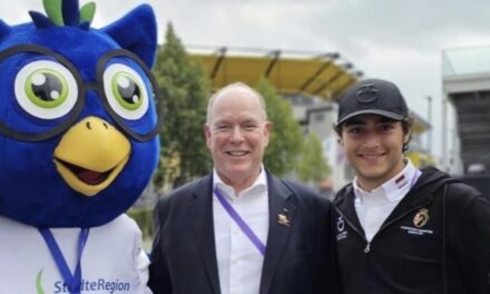 Prince Albert II attends FEI World Championships in Aachen