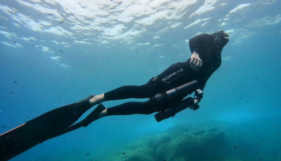 Underwater flight takes off near Monaco