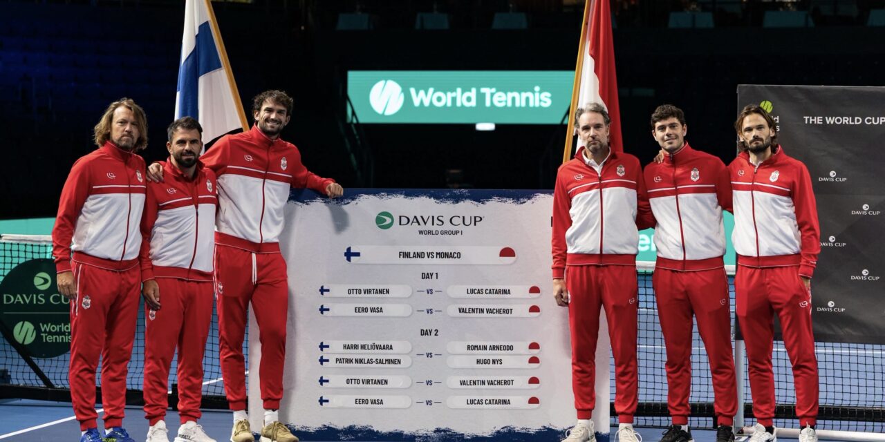 Davis Cup: Monaco’s tie against Finland set, with Lucas Catarina’s surprise return leading the way