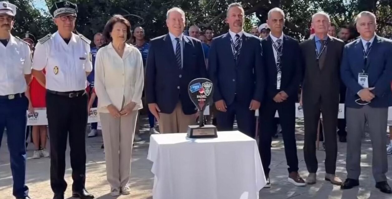 Prince Albert II opens European police padel championship in Monaco