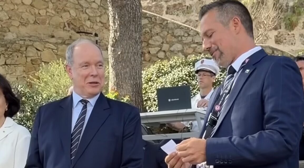 Prince Albert II opens European police padel championship in Monaco