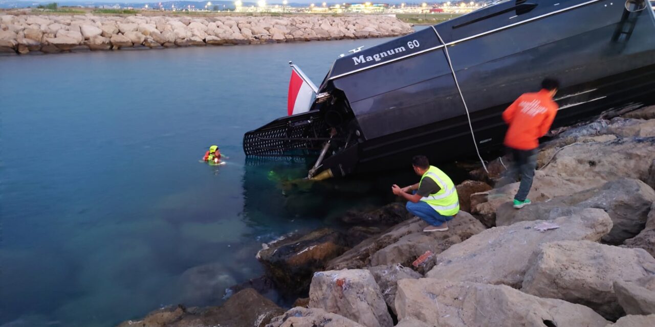 Monegasque Magnum 60 recovered after Nice grounding