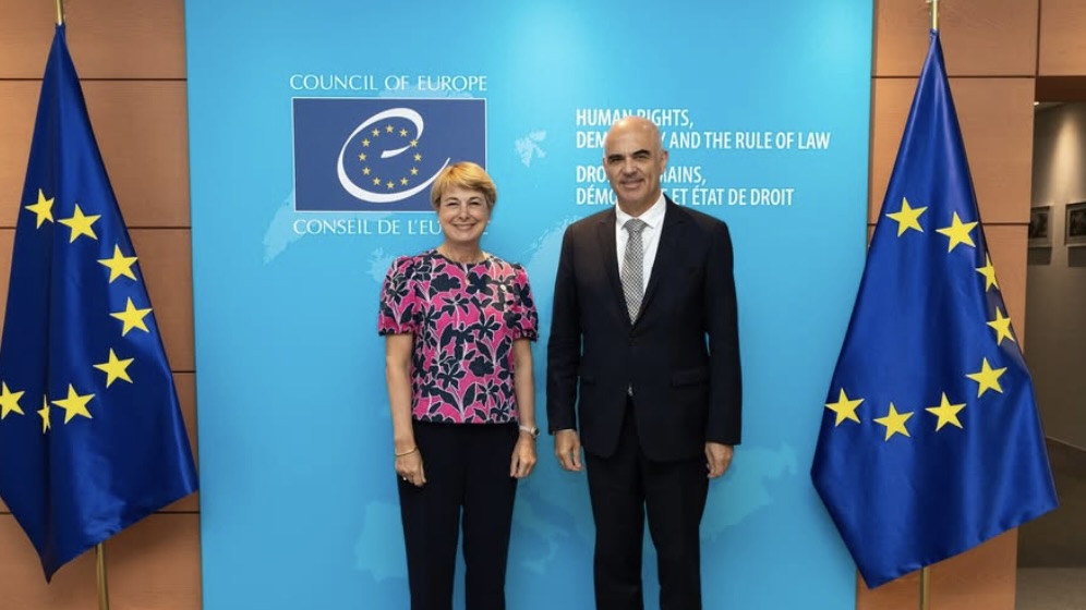 Monaco’s foreign minister meets Council of Europe leadership in Strasbourg as presidency nears its end