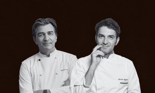 Yannick Alléno welcomes Martino Ruggieri to L’Abysse