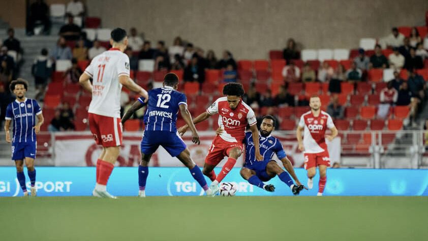 AS Monaco throw away two-goal lead in draw with Toulouse but stay top of Ligue 1