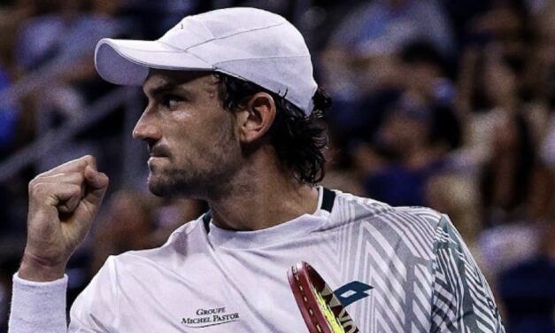 Vacherot digs deep to beat Tsitsipas, reaches Tokyo quarter-finals
