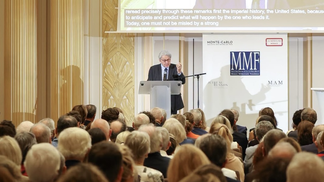Former EU commissioner Thierry Breton on Europe and the new empires at Monaco conference