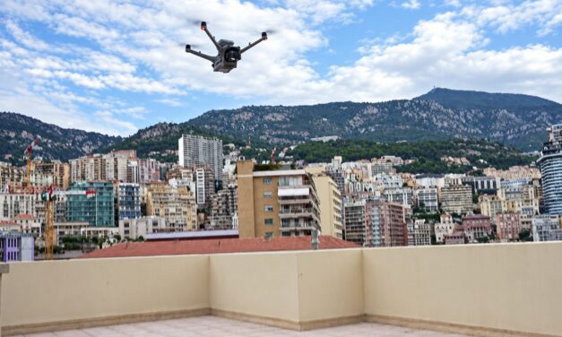 Monaco firefighters prepare to launch self-flying emergency drone