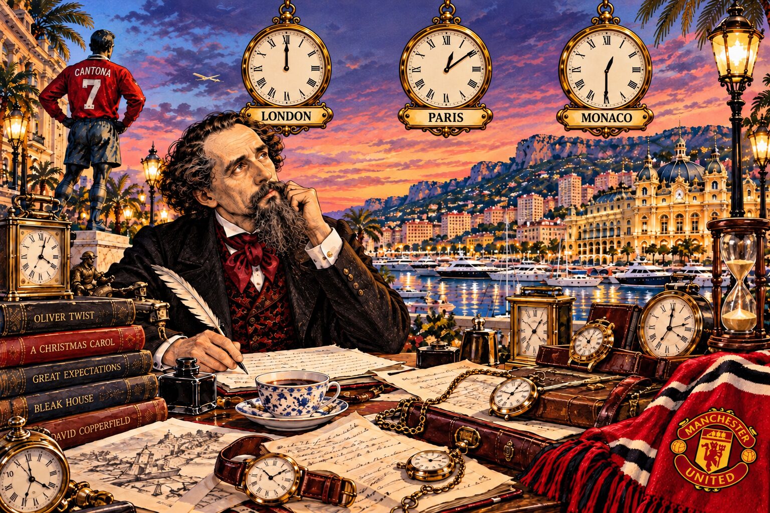 Time for Monaco, Manchester United and Charles Dickens 
