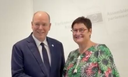 Prince Albert II received by Council of Europe leadership in Strasbourg