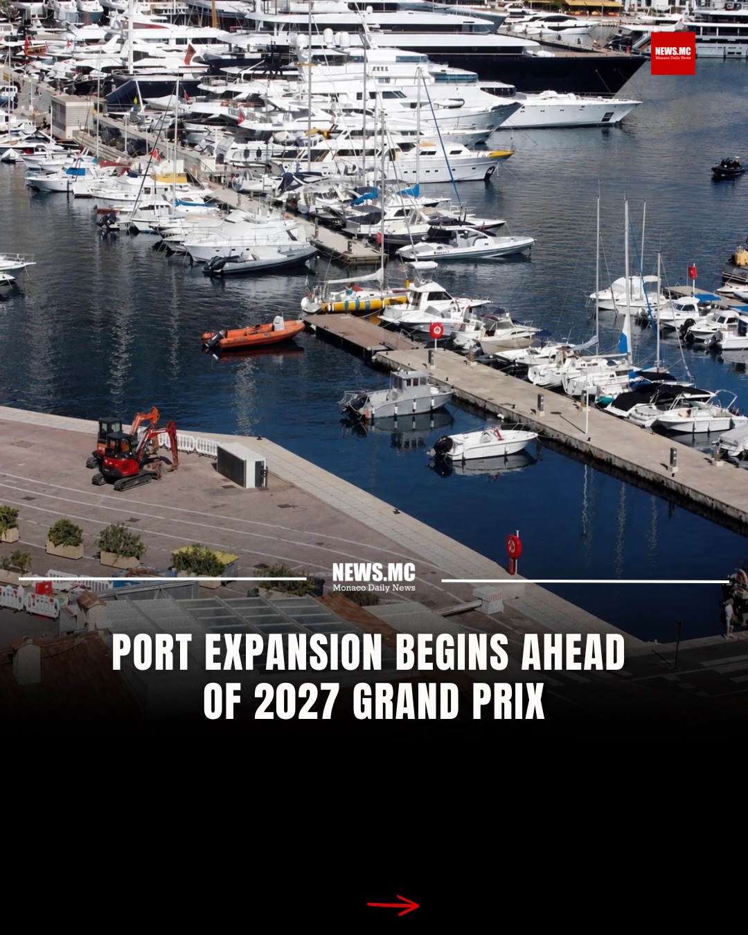 🔴 NEWS.MC 21-10-26 TOP STORIES Work has begun on a new 2,500-square-metre
